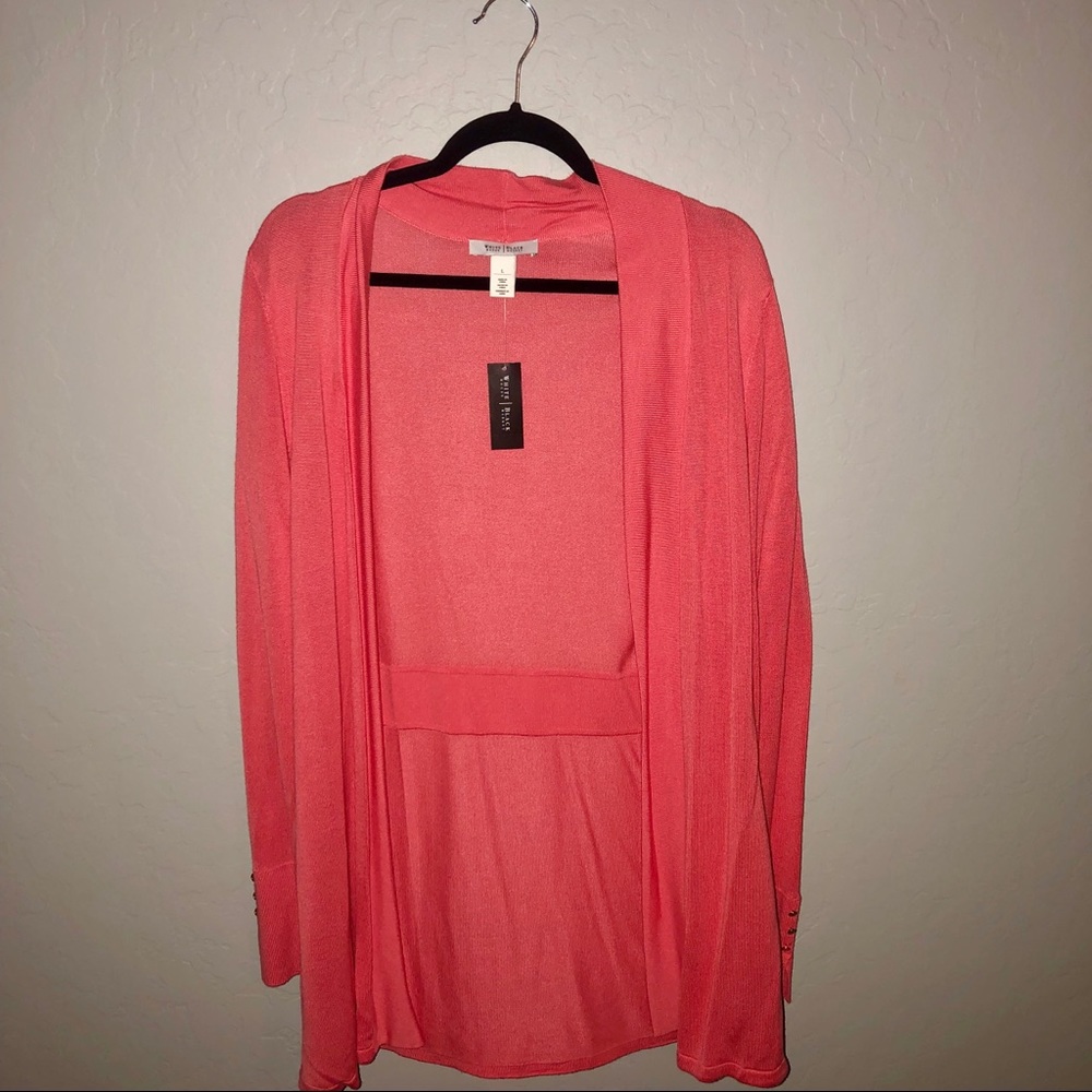 BNWT Coral sweater White House Black Market Size L